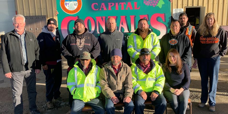 Picture of Gonzales Public Works Team