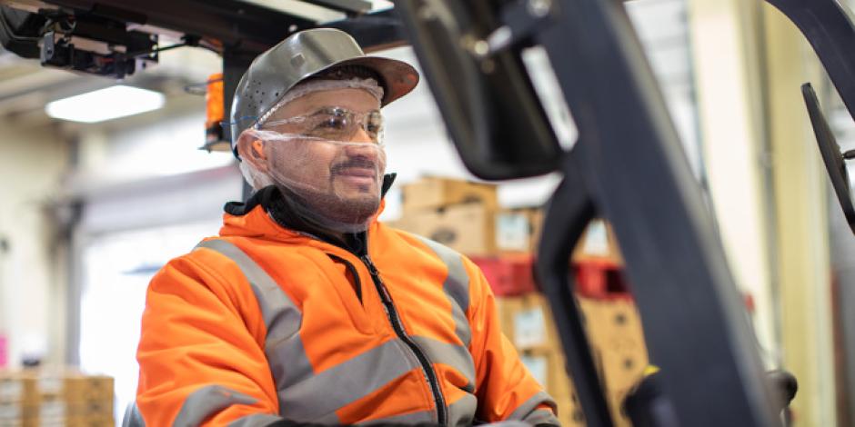 Driver in lettuce facility