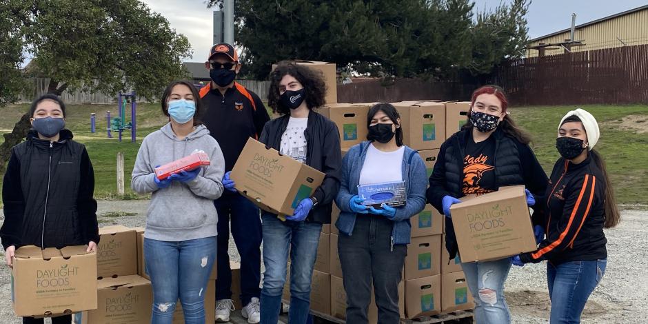 GYC Supporting Food Distributions