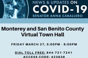 Monterey and San Benito County Virtual Town Hall