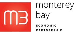 Logo for Monterey Bay Economic Partnership - red box with M3 in it