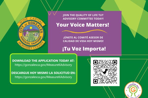 Measure K Advisory Vacancy